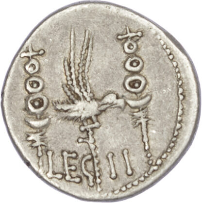 Mark Anthony, Silver Denarius