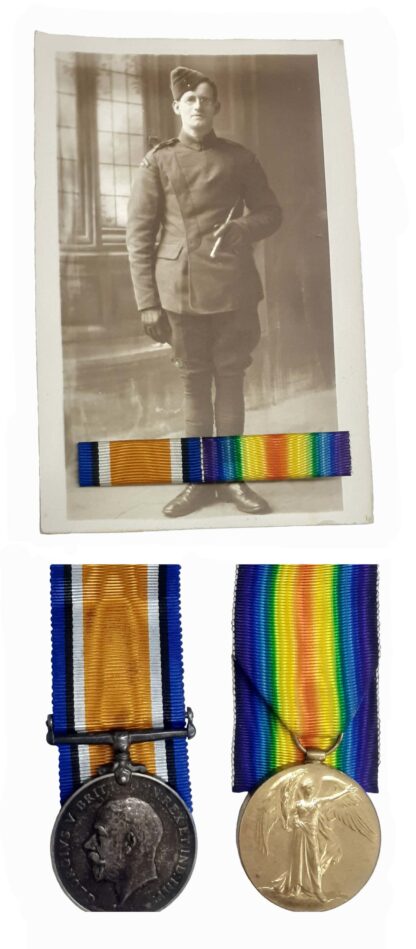 A Great War Royal Flying Corps Pair to Airman 2nd Class W.J.R. Budd
