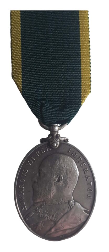 Territorial Force Efficiency Medal, EViiR, to Private E. Rogers