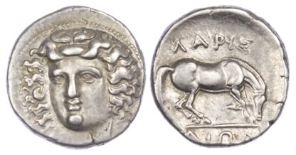 Thessaly, Larissa, AR Drachm EF