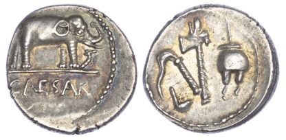 Julius Caesar, Silver Denarius