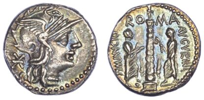 Ti. Minucius C.f. Augurinus, Silver Denarius