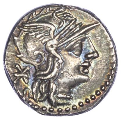 Ti. Minucius C.f. Augurinus, Silver Denarius