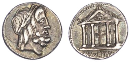 M. Volteius, Silver Denarius