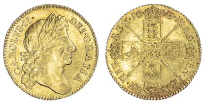 Charles II (1660-85), Guinea, 1676