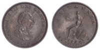 George III (1760-1820), Farthing, 1799, Bronzed Proof George III (1760-1820), Farthing, 1799, Bronzed Proof