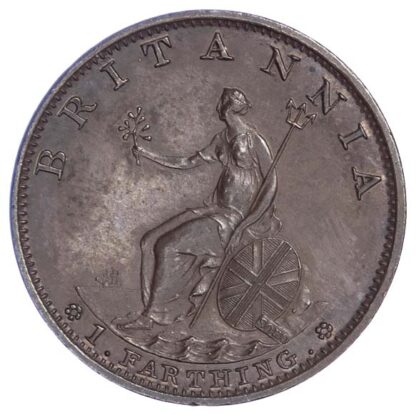 George III (1760-1820), Farthing, 1799, Bronzed Proof