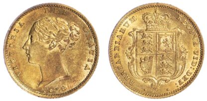 Victoria (1837-1901), 1858, Half Sovereign