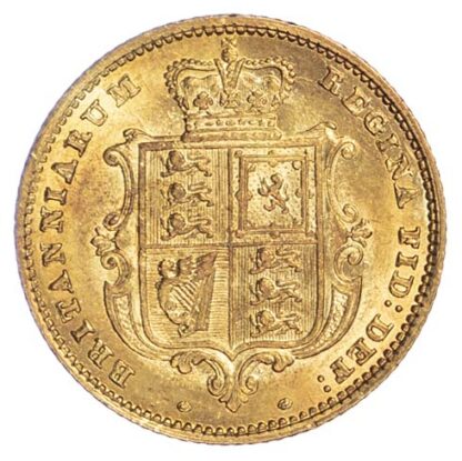 Victoria (1837-1901), 1858, Half Sovereign