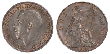 George V (1910-36), 1918 Kings Norton mint, Penny