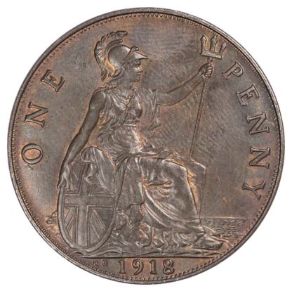 George V (1910-36), 1918 Kings Norton mint, Penny