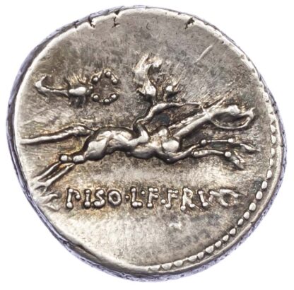 C. Calpurnius Piso Frugi, Silver Denarius