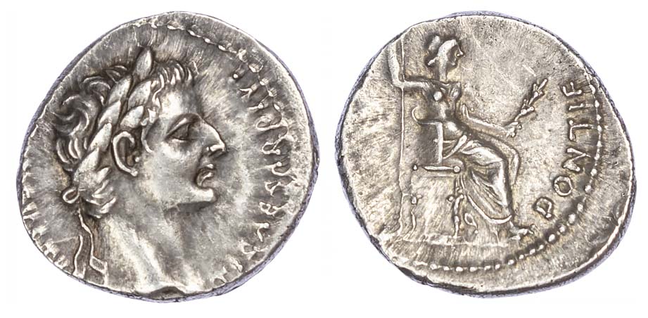 Tiberius, Silver Denarius