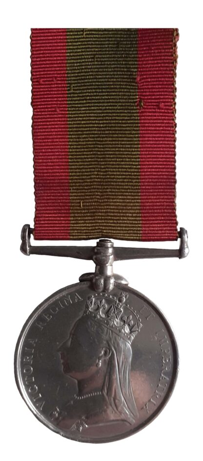 Afghanistan Medal 1878-80 no clasp to Private A. Gipps 2/15 Foot