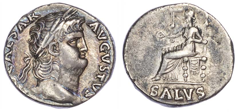 Nero, Silver Denarius