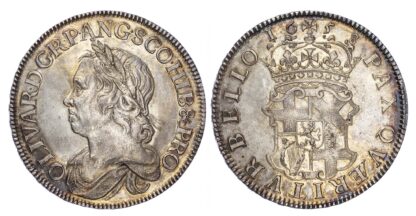 Cromwell, 1658/7, Crown