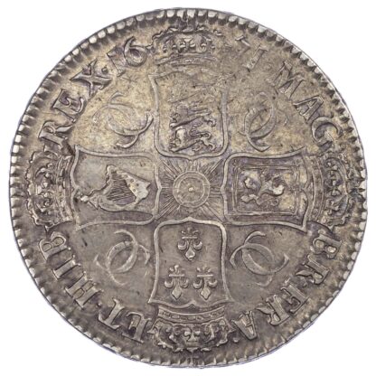 Charles II (1660-85), Crown, 1671, extremely fine