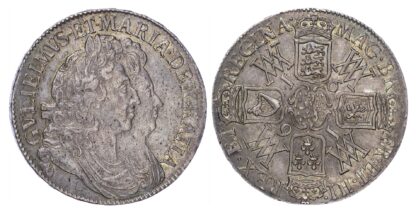 William & Mary (1689-94), Crown, 1691, Tertio edge