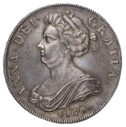 Anne (1702-14), Crown, 1703, 'Vigo' issue