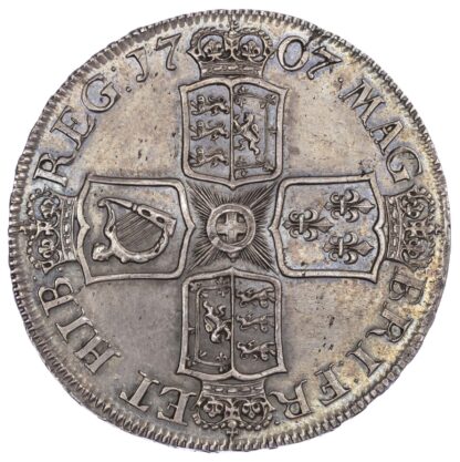 Anne (1702-14), Crown,1707, Septimo edge