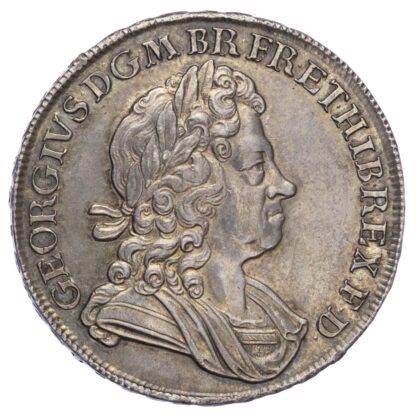 George I (1714-27), Crown, 1716, Roses and Plumes, Secvndo edge
