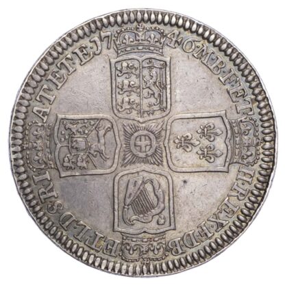 George II (1727-60), Proof Crown, 1746, Vicesimo