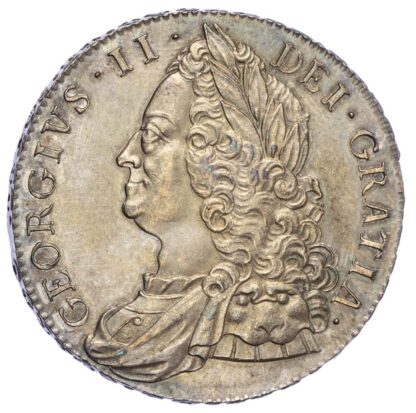 George II (1727-60), Crown, 1750, Older bust, VICESIMO QVARTO Edge