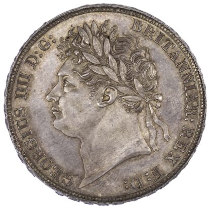 George IV (1820-30), Crown, 1822, Laureate head, Secundo edge