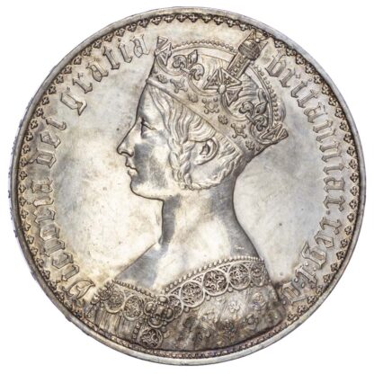 Victoria (1837-1901), Proof Gothic Crown, 1847, Undecimo