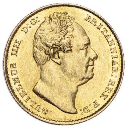William IV (1830-37), Sovereign, 1837, (tailed 8 variety)