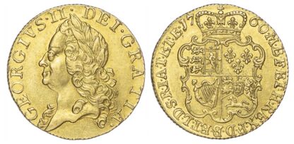 George II (1727-60), Guinea, 1760, older laureate head