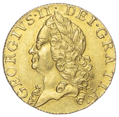 George II (1727-60), Guinea, 1760, older laureate head
