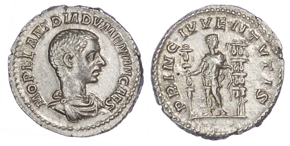 Diadumenian, Silver Denarius