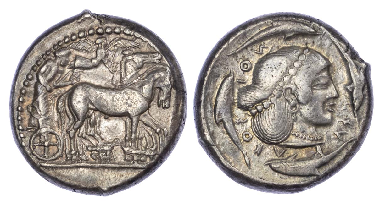 Sicily, Syracuse, Silver Tetradrachm