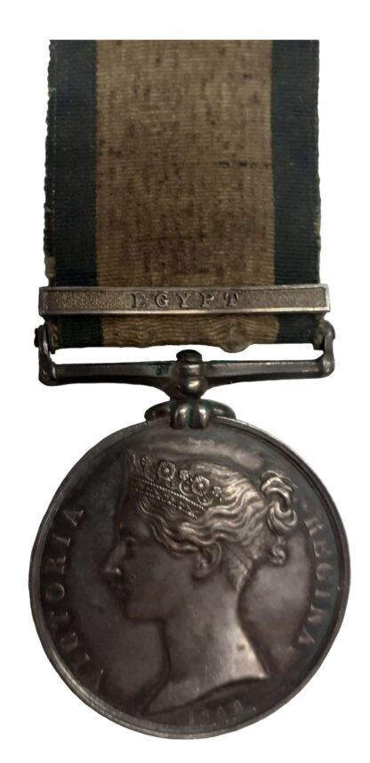 Naval General Service Medal, 1793-1840, one clasp, Egypt, to Able Seamen William Miller H.M.S. Cyclops