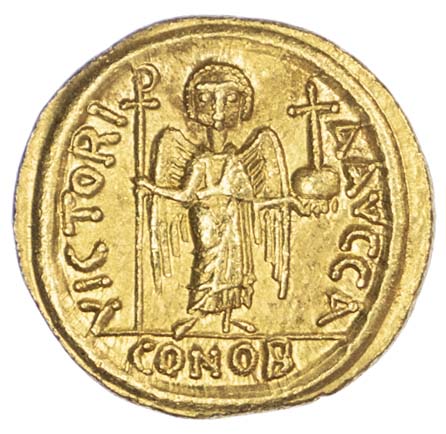 Maurice Tiberius, Solidus, Carthage