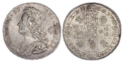 George II (1727-60), Halfcrown, 1732, young head