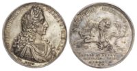 William and Mary (1688-1694), Battle of Aughrim 1691, Silver medal William and Mary (1688-1694), Battle of Aughrim 1691, Silver medal