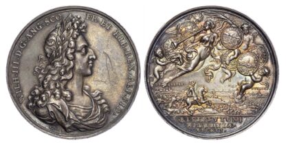 William and Mary (1688-1694), Pacification of Ireland 1691, Silver medal