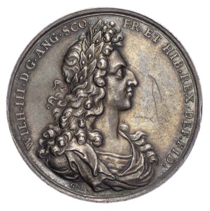 William and Mary (1688-1694), Pacification of Ireland 1691, Silver medal