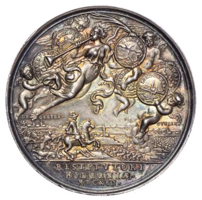 William and Mary (1688-1694), Pacification of Ireland 1691, Silver medal