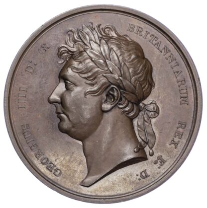 George IV. (1820-1830), Visit to Ireland 1821, Bronze medal