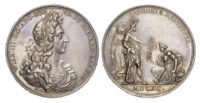 William & Mary (1688-1694), Amnesty in Ireland 1690, Silver Medal William & Mary (1688-1694), Amnesty in Ireland 1690, Silver Medal