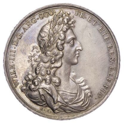 William & Mary (1688-1694), Amnesty in Ireland 1690, Silver Medal