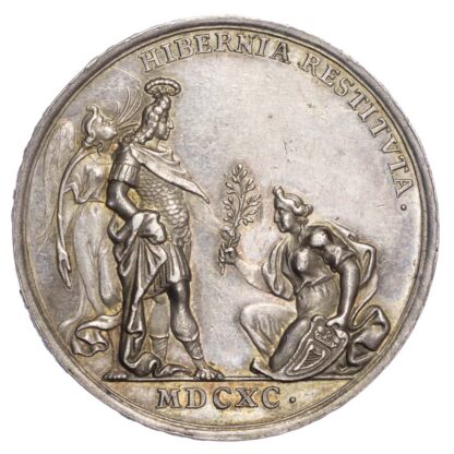 William & Mary (1688-1694), Amnesty in Ireland 1690, Silver Medal