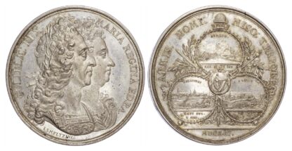 William and Mary (1688-1694), Athlone, Galway and Sligo Taken 1691, Silver medal