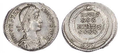 Constantius II, Silver Siliqua