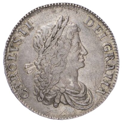 Charles II (1660-85), 1663 Crown, ANNO REGNI XV edge