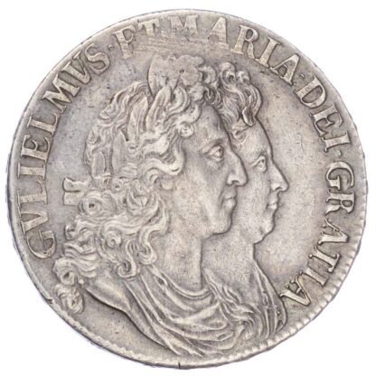 William & Mary (1689-94), Crown, 1692, Qvarto edge