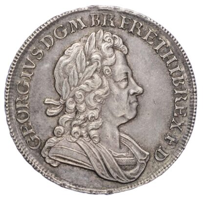 George I (1714-27), Crown, 1716, Roses and Plumes, Secvndo edge